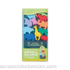 Seed Animal Balance Game Eraser Set Zoo